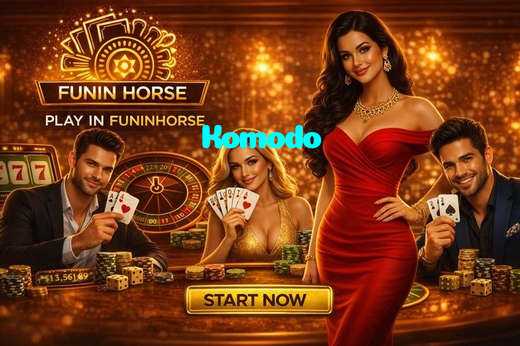 Komodo casino presented on mobile device in Pakistan with slots and live games